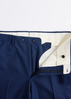 Paul Stuart Suits & Tuxedos^Double Breasted Tick Weave Suit Blue