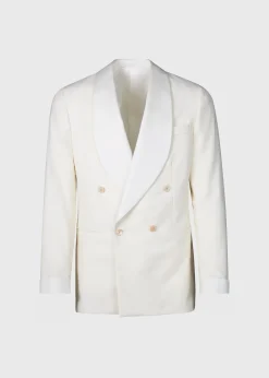 Paul Stuart Suits & Tuxedos|Formal Shop^Double Breasted Wool Dinner Jacket Cream