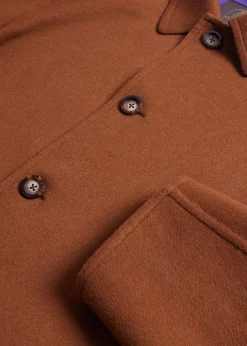 Paul Stuart The Cashmere Shop|Outerwear^Double Face Contrast Cashmere Coat Camel