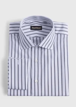 Paul Stuart Dress Shirts^Double Track Stripe Dress Shirt Grey