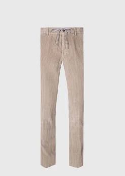 Paul Stuart Pants^Drawstring Corduroy Trouser Sand