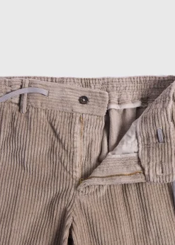Paul Stuart Pants^Drawstring Corduroy Trouser Sand