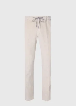 Paul Stuart Pants^Drawstring Corduroy Trouser Ivory