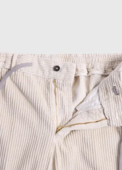 Paul Stuart Pants^Drawstring Corduroy Trouser Ivory
