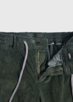 Paul Stuart Pants^Drawstring Corduroy Trouser Green