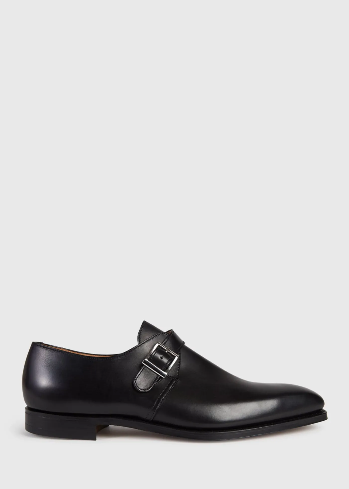 Paul Stuart Monk Straps^Earl Leather Monk Strap Black