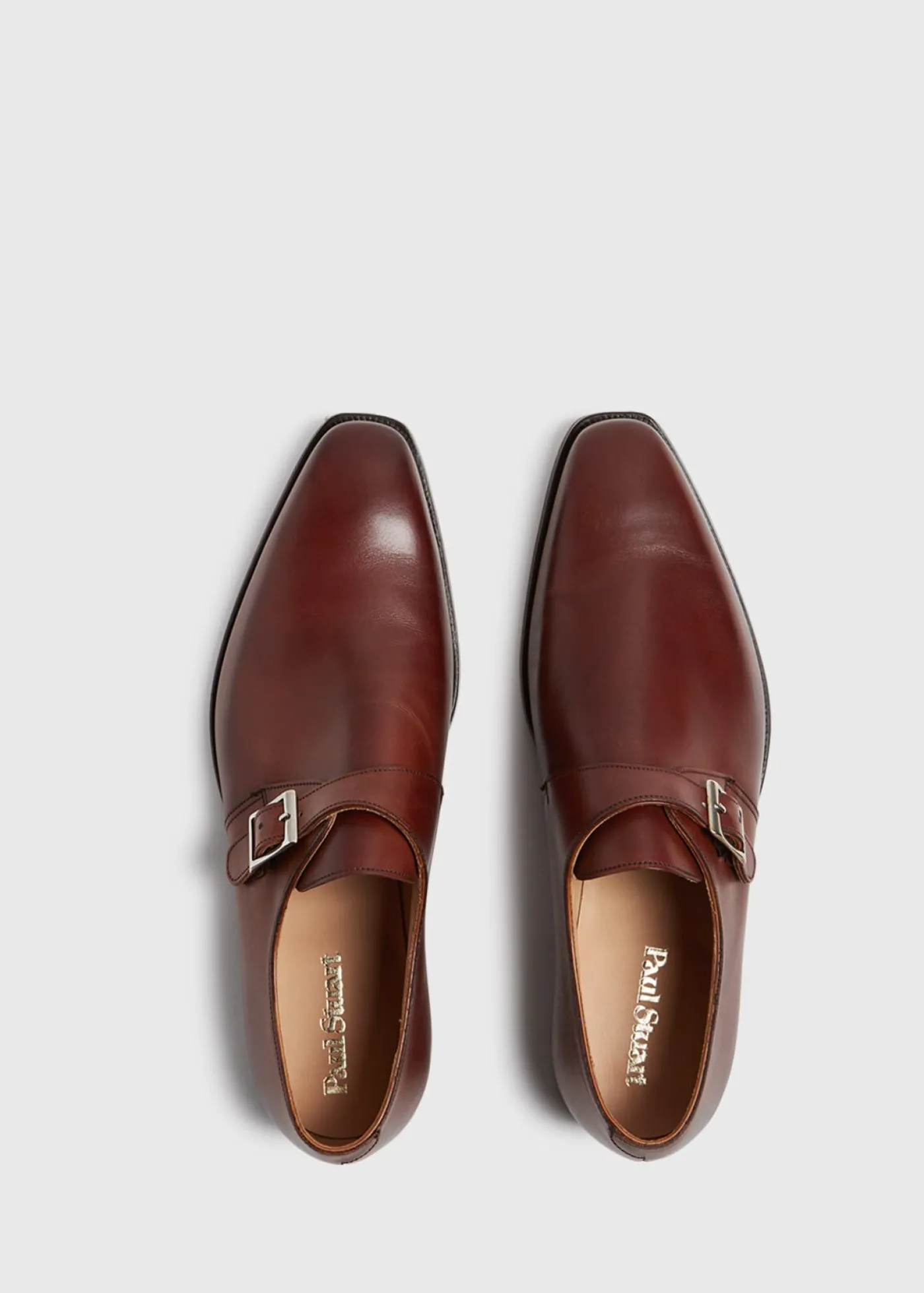 Paul Stuart Monk Straps^Earl Leather Monk Strap Chestnut