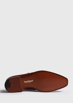 Paul Stuart Monk Straps^Earl Leather Monk Strap Chestnut