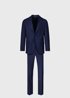 Paul Stuart Suits & Tuxedos^Fainted Chalk Stripe Flannel Suit Navy