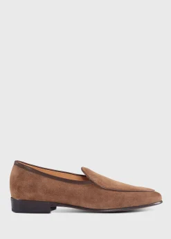 Paul Stuart Loafers^Felix Suede Loafer Taupe