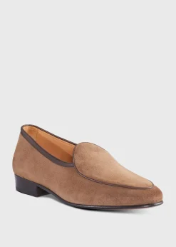 Paul Stuart Loafers^Felix Suede Loafer Taupe