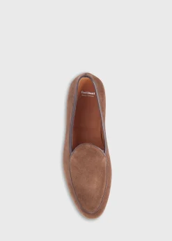Paul Stuart Loafers^Felix Suede Loafer Taupe