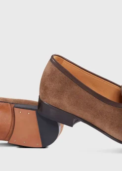 Paul Stuart Loafers^Felix Suede Loafer Taupe