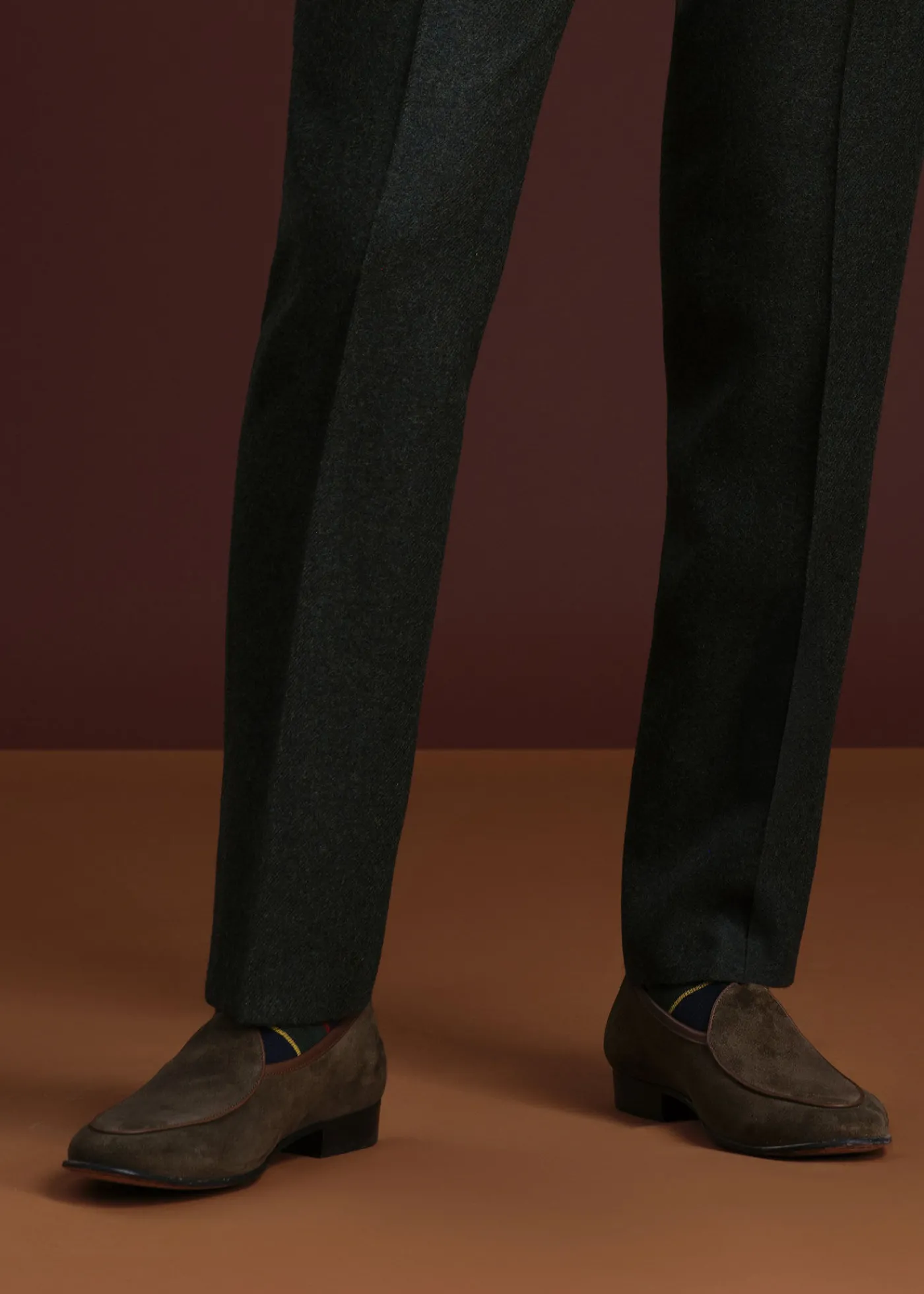 Paul Stuart Loafers^Felix Suede Loafer Olive