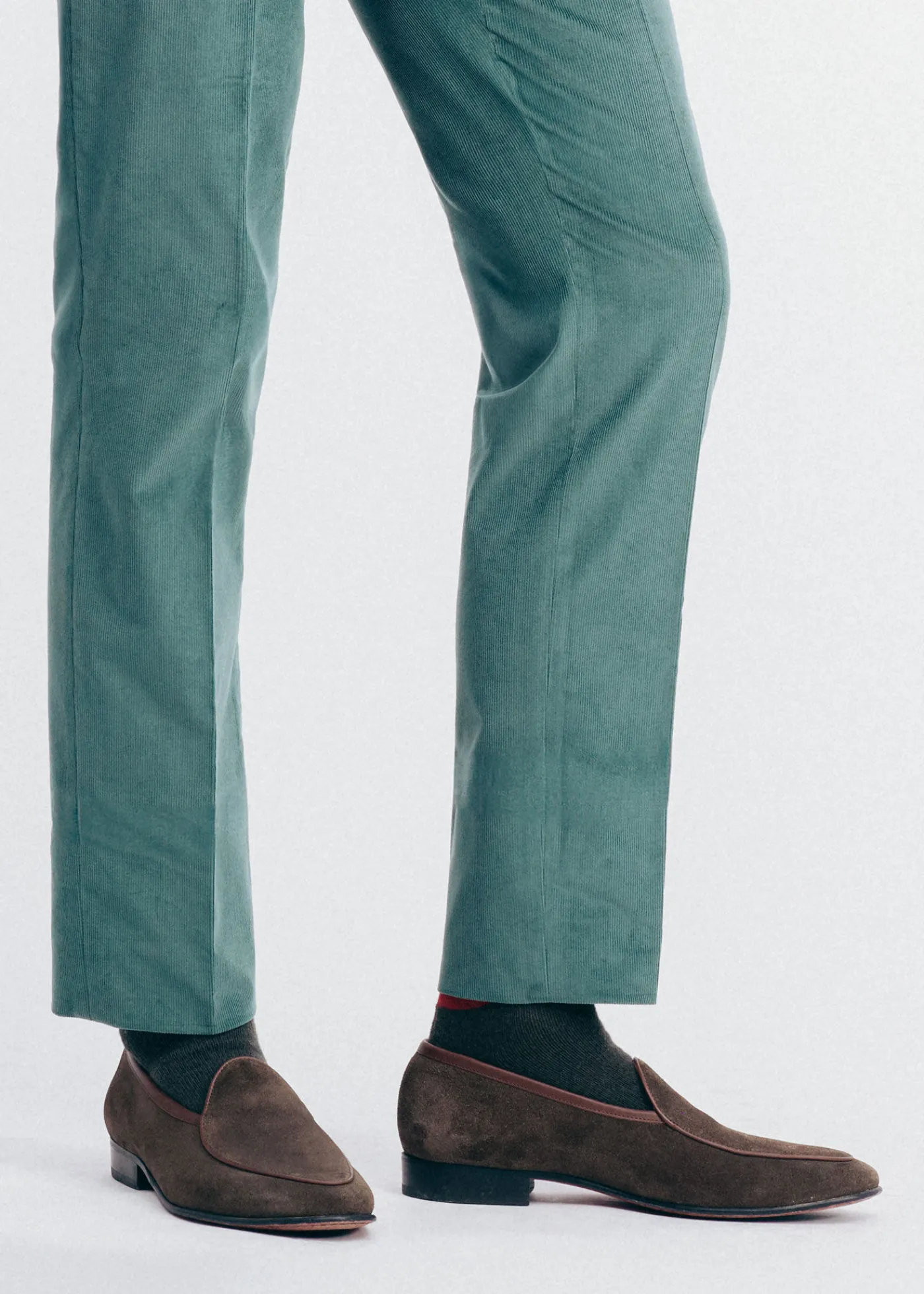 Paul Stuart Loafers^Felix Suede Loafer Olive