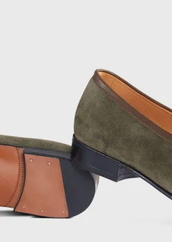 Paul Stuart Loafers^Felix Suede Loafer Olive