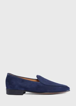 Paul Stuart Loafers^Felix Suede Loafer Navy