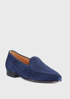 Paul Stuart Loafers^Felix Suede Loafer Navy