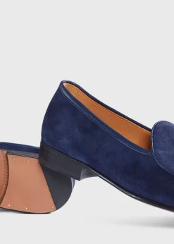 Paul Stuart Loafers^Felix Suede Loafer Navy