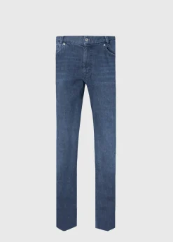 Paul Stuart Dress Pants|Pants^Five Pocket Cotton And Cashmere Denim Pant Indigo