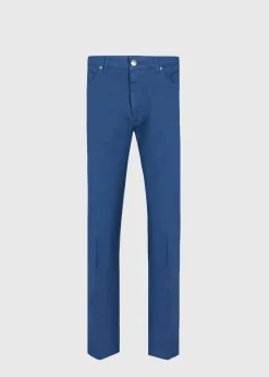 Paul Stuart Pants^Five Pocket Gabardine Twill Pant Navy