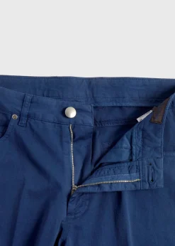 Paul Stuart Pants^Five Pocket Gabardine Twill Pant Navy
