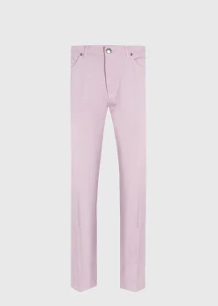 Paul Stuart Pants^Five Pocket Gabardine Twill Pant Light Pink