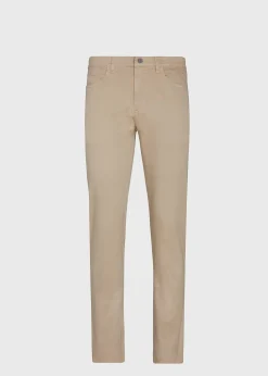Paul Stuart Pants^Five Pocket Pima Cotton Pant Khaki