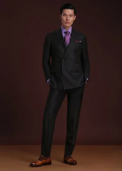 Paul Stuart Suits & Tuxedos^Flannel Double Breasted Suit Olive