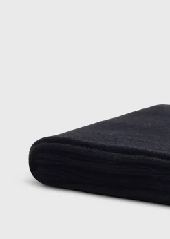 Paul Stuart Socks|The Cashmere Shop^Flat Knit Sock Black
