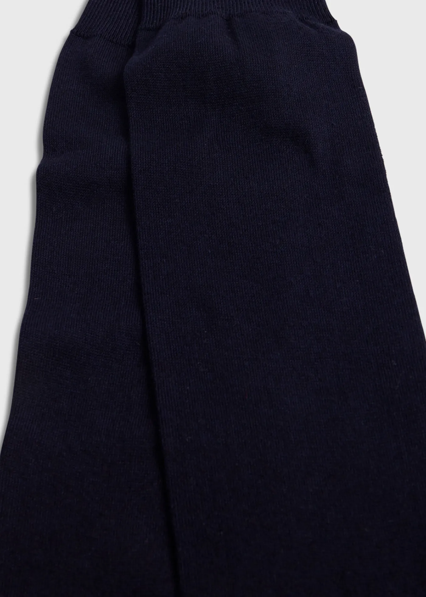 Paul Stuart Socks|The Cashmere Shop^Flat Knit Sock Navy
