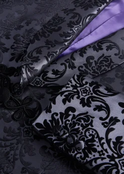 Paul Stuart Suits & Tuxedos|Blazers & Jackets^Floral Jacquard Silk Dinner Jacket Black