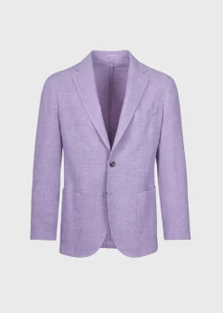 Paul Stuart Blazers & Jackets^Garment Dyed Basketweave Jacket Lavender