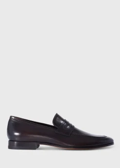 Paul Stuart Slips-Ons|Loafers^Garret II Leather Penny Loafer Brown