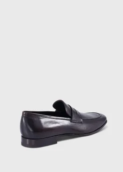 Paul Stuart Slips-Ons|Loafers^Garret II Leather Penny Loafer Brown