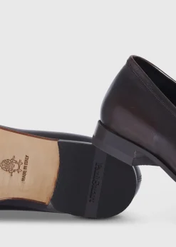Paul Stuart Slips-Ons|Loafers^Garret II Leather Penny Loafer Brown