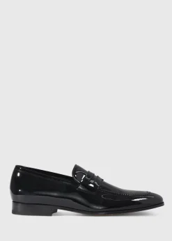 Paul Stuart Loafers^Garrett Penny Moc Loafer Patent Leather Black