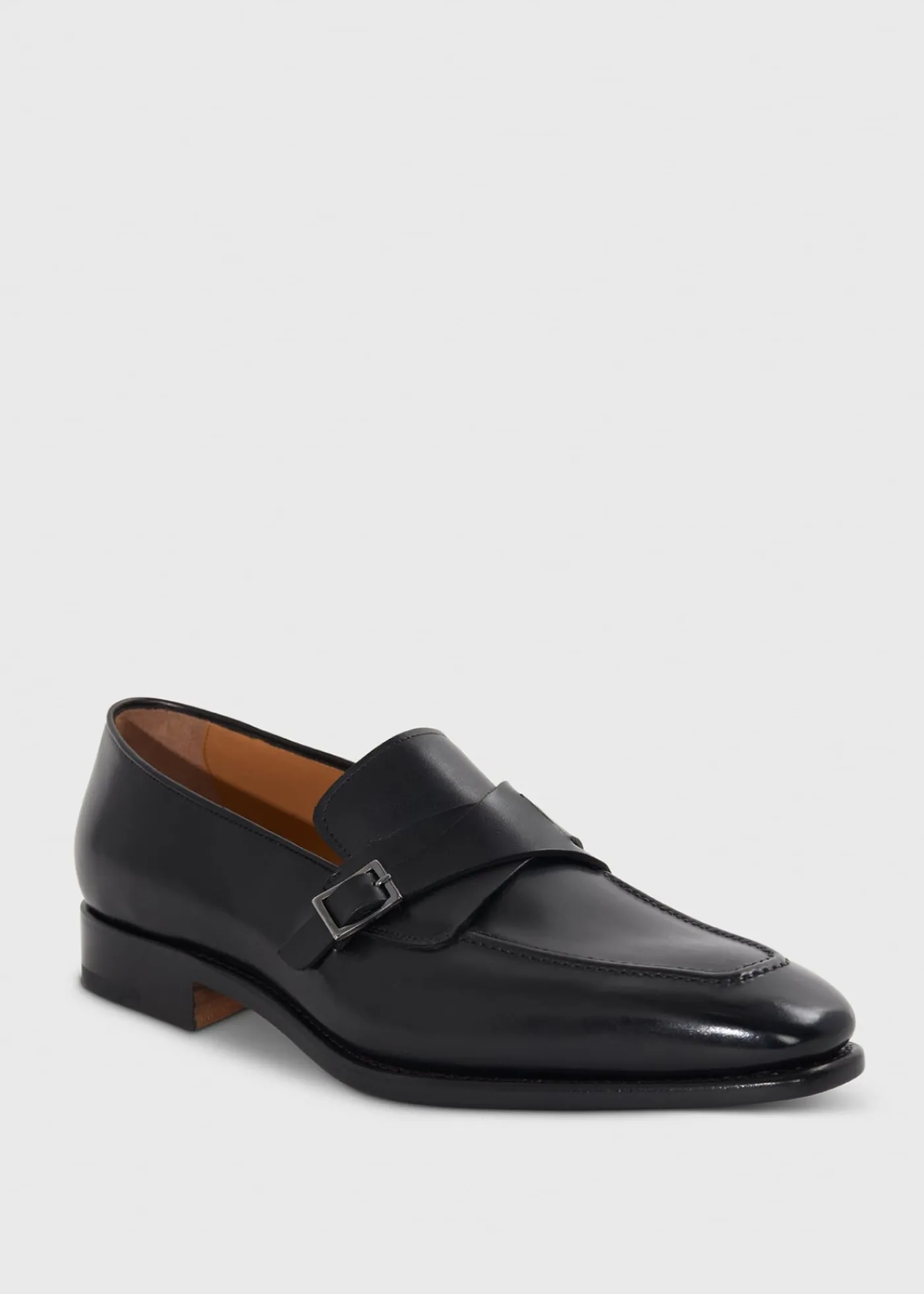 Paul Stuart Monk Straps|Loafers^Gideon Single Monk Loafer Black