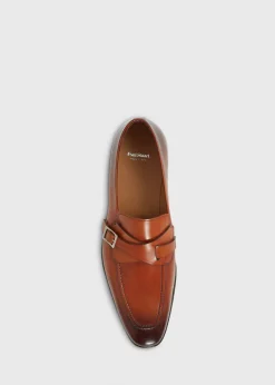 Paul Stuart Monk Straps|Loafers^Gideon Single Monk Loafer Tan