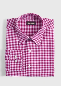 Paul Stuart Sport Shirts^Gingham Check Twill Sport Shirt Pink
