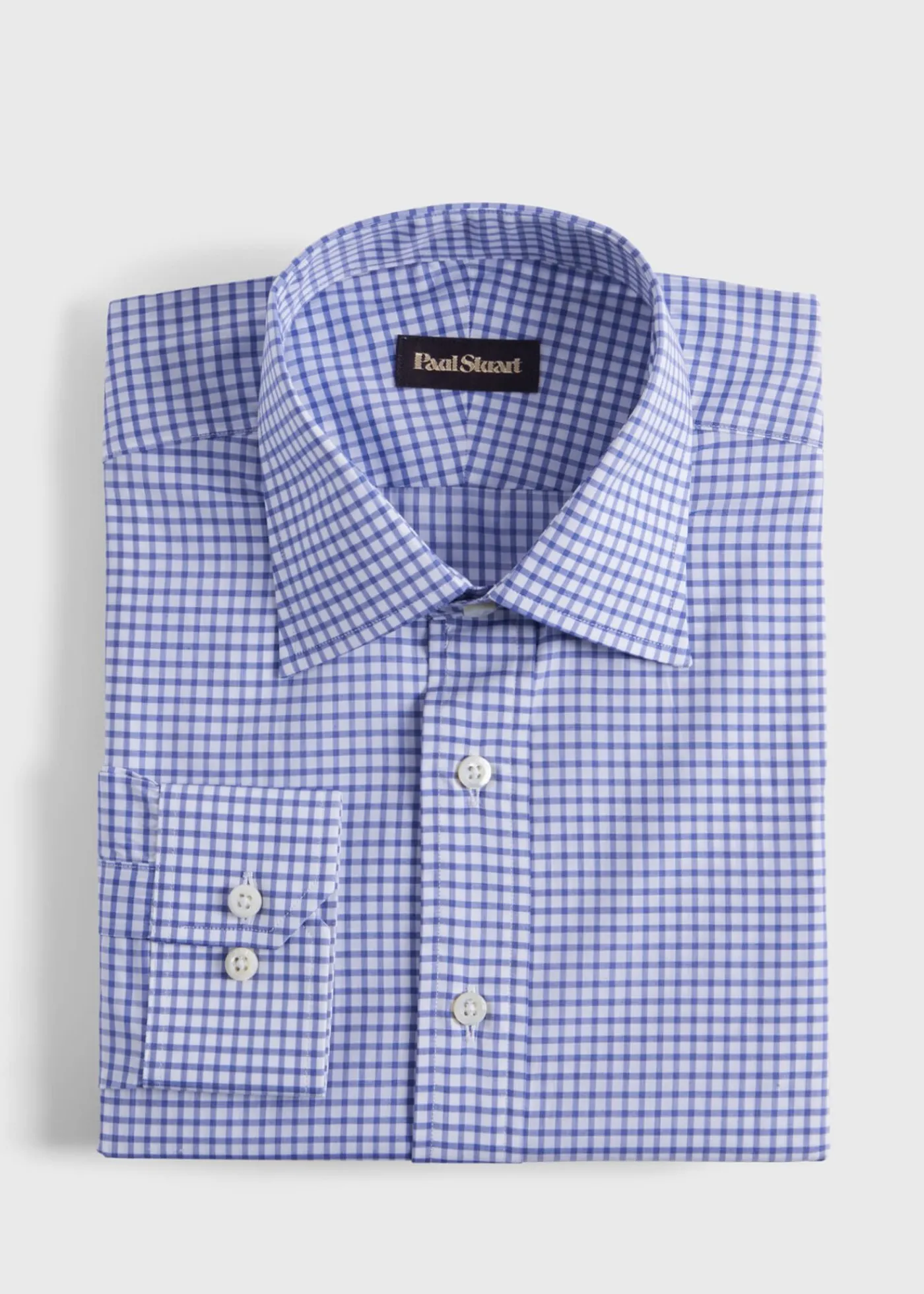 Paul Stuart Dress Shirts^Graph Check Slim Fit Dress Shirt Navy