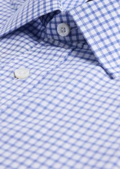 Paul Stuart Dress Shirts^Graph Check Slim Fit Dress Shirt Navy