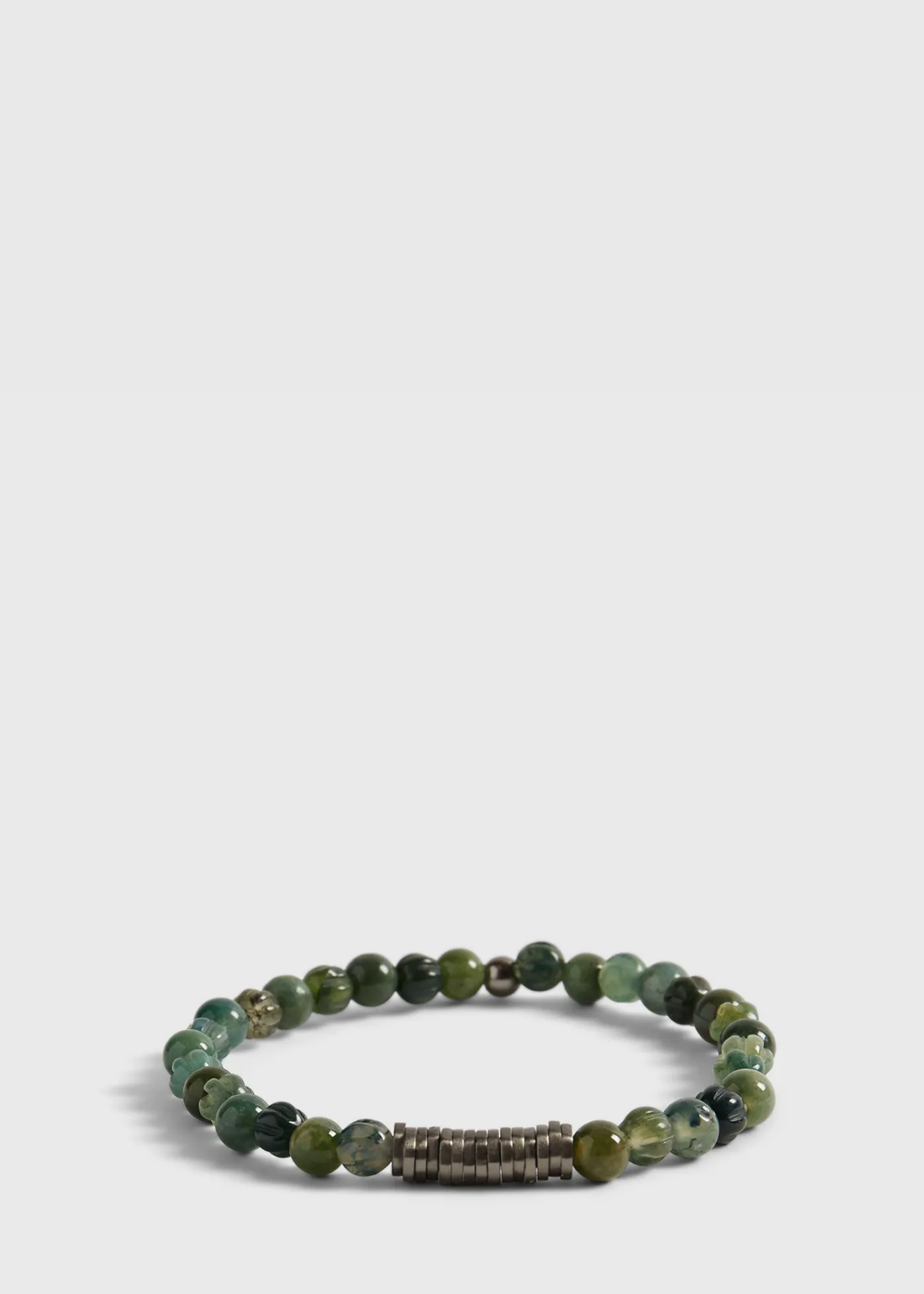 Paul Stuart Jewelry^ Agate Beaded Bracelet Green