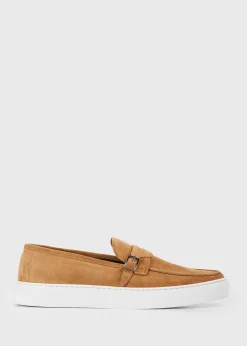 Paul Stuart Sneakers^Guanto III Suede Sneaker Cognac