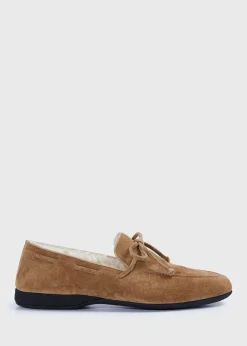 Paul Stuart Slips-Ons|Loafers^Haile Shearling Slip-On Cognac