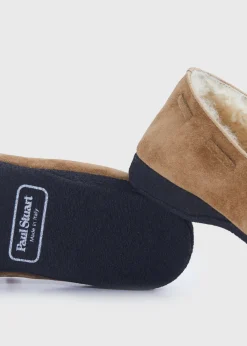 Paul Stuart Slips-Ons|Loafers^Haile Shearling Slip-On Cognac