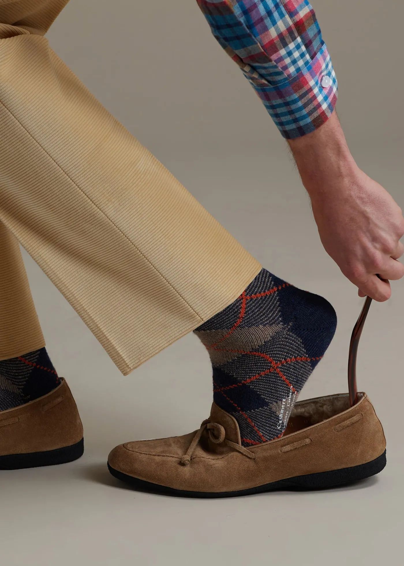 Paul Stuart Slips-Ons|Loafers^Haile Shearling Slip-On Cognac