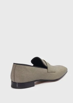 Paul Stuart Slips-Ons^Hall Woven Formal Slip-On Cognac