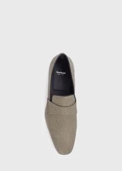 Paul Stuart Slips-Ons^Hall Woven Formal Slip-On Cognac