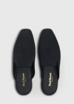 Paul Stuart Slips-Ons|Evening^Hamilton Suede Slip-On Blue Suede